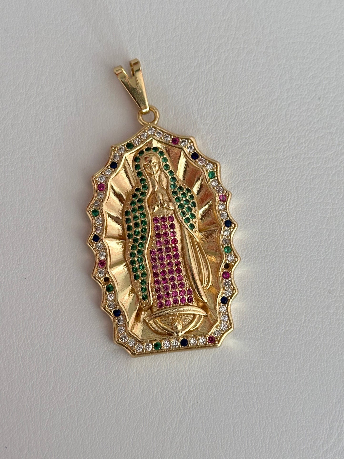 Dije virgen Guadalupe grande swarovski exclusive