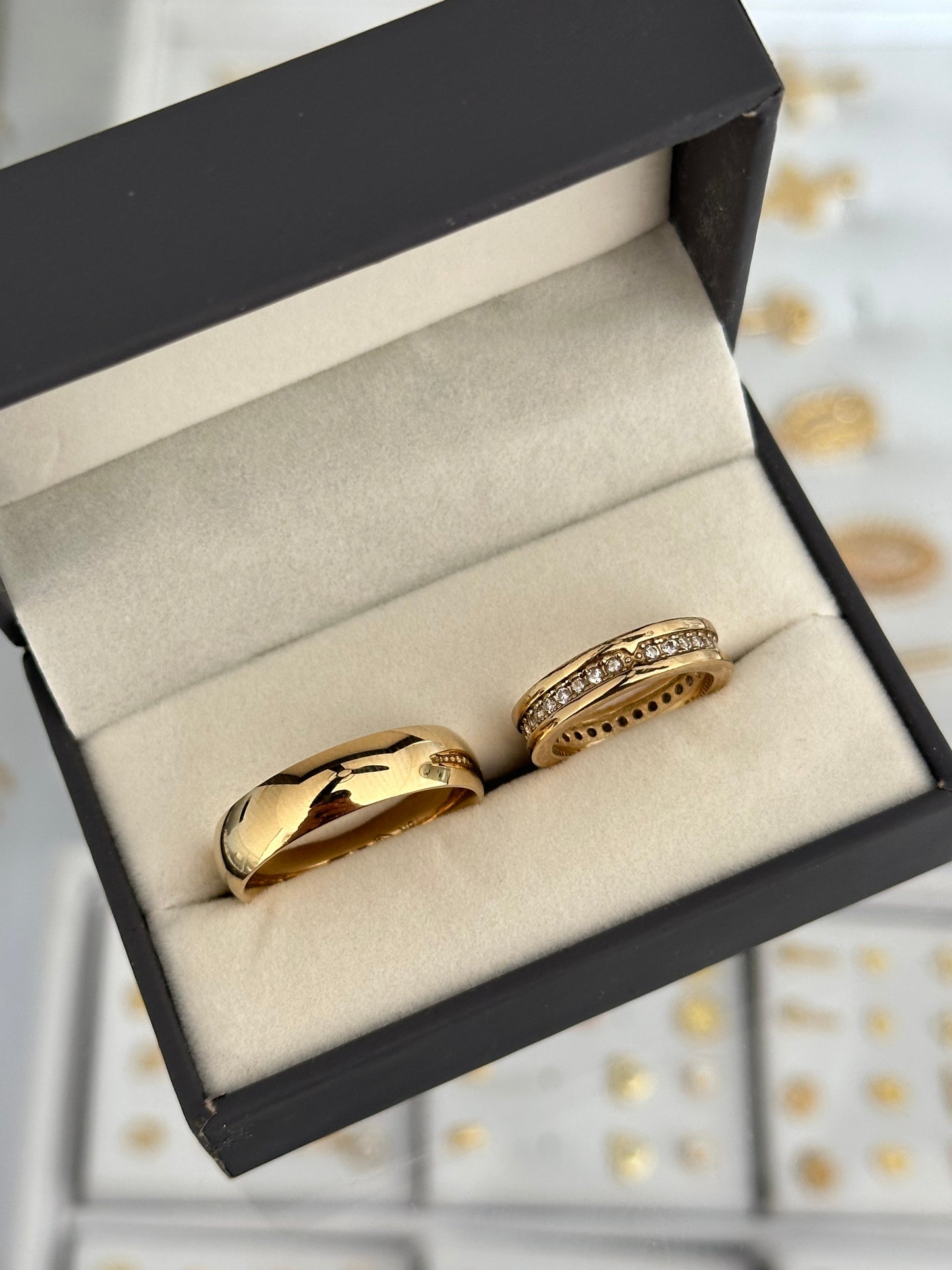 Anillo liso y anillo astra Pareja matrimonio 👰♀️🤵♂️