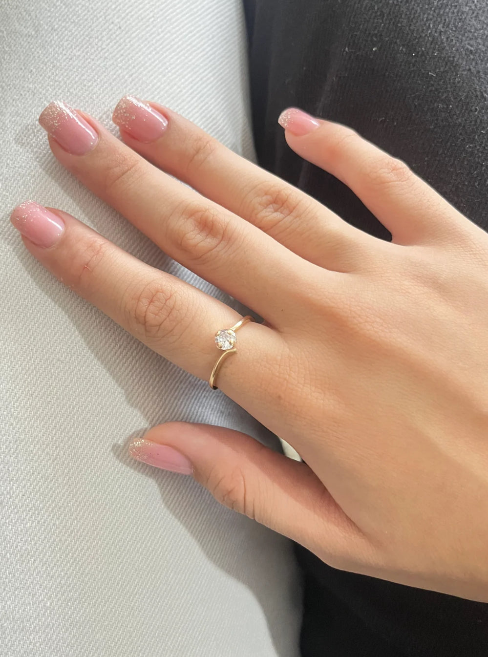 Anillo Cruzado Ku promise