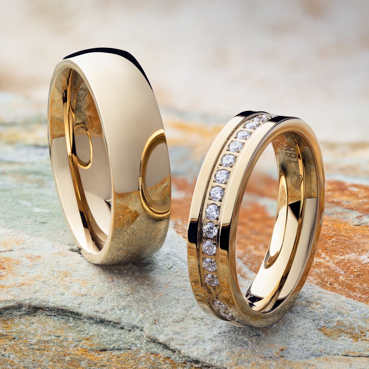 Anillo liso y anillo astra Pareja matrimonio 👰♀️🤵♂️