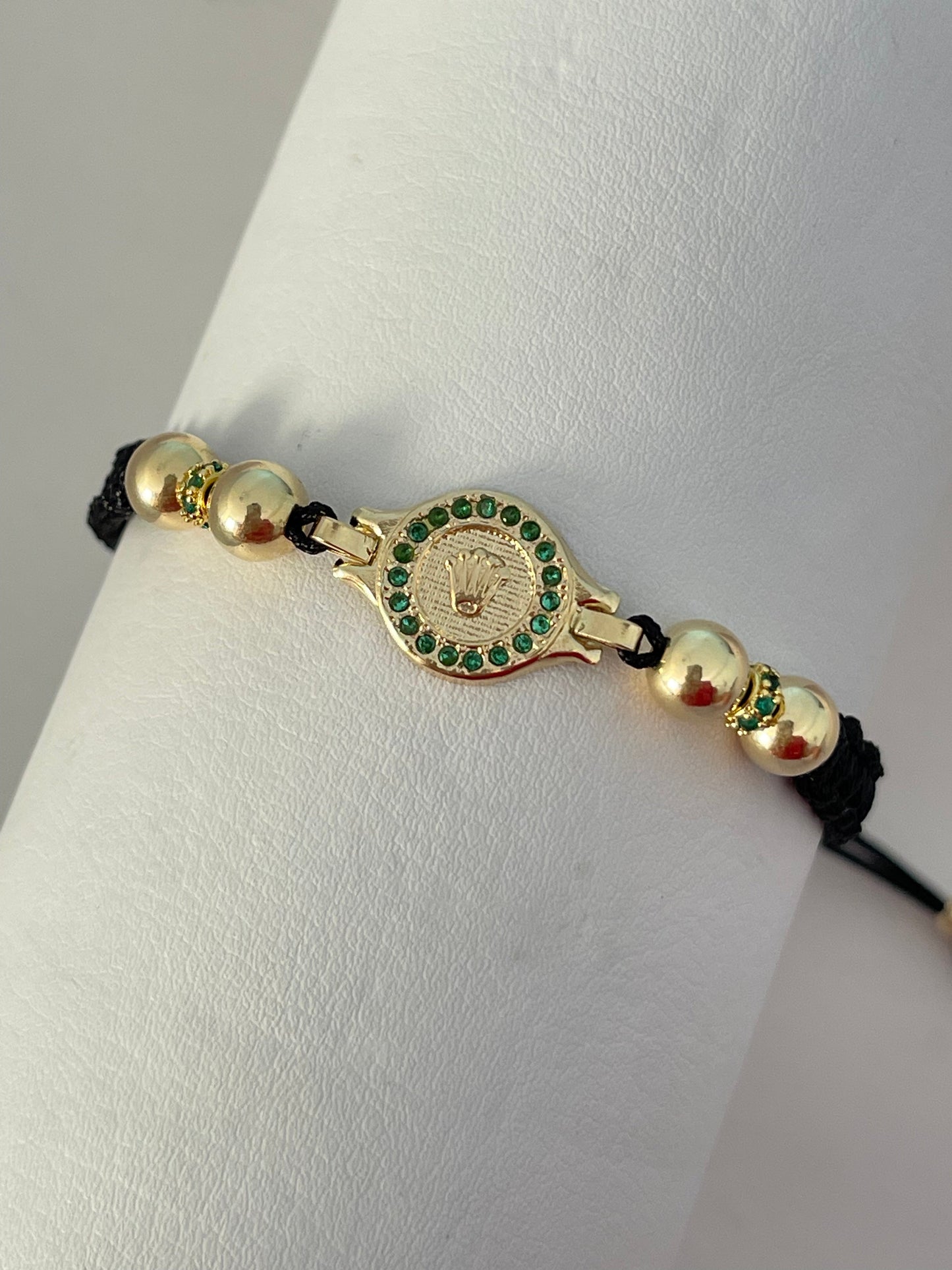 Pulsera RLX G 6mm + rondel verde✨