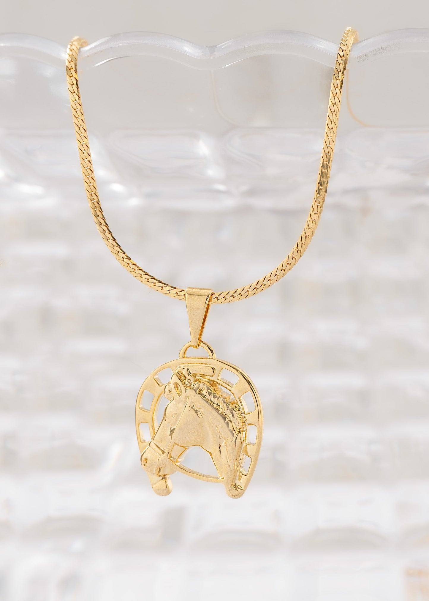 Cadena serpiente plana delg 1mm 65cm + Dije Fortune