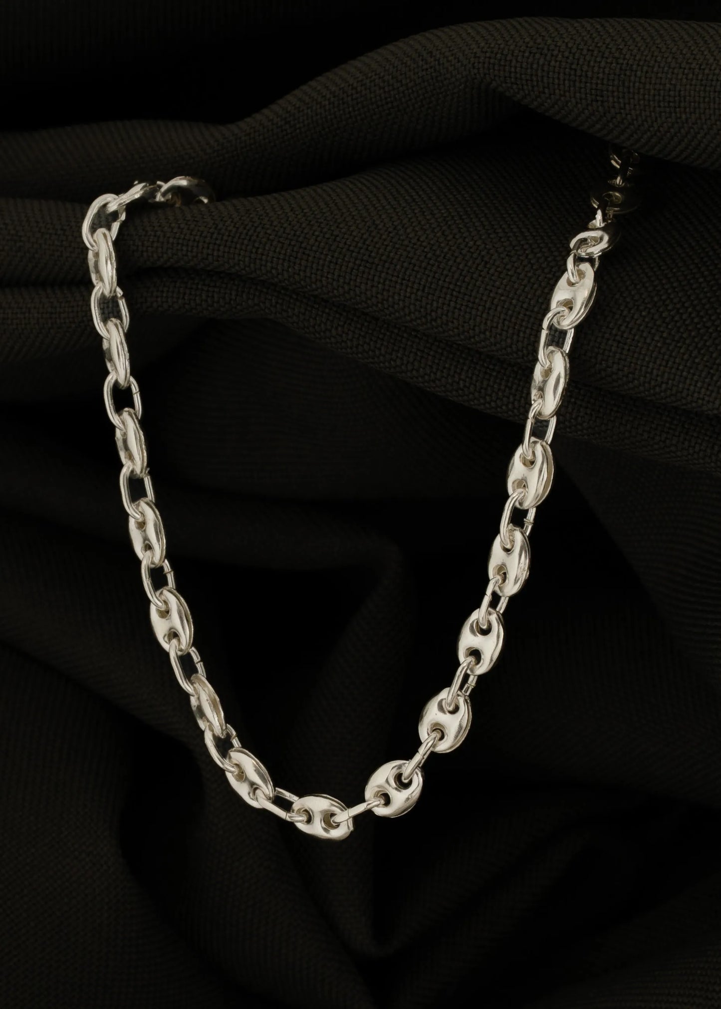 Cadena Gcc 4 mm 45 Cms Plata Ley 925