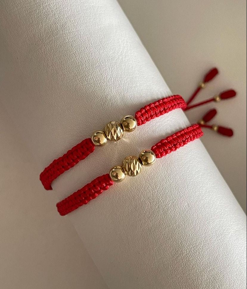 Pulsera balines #5, #6 diamantado. X2