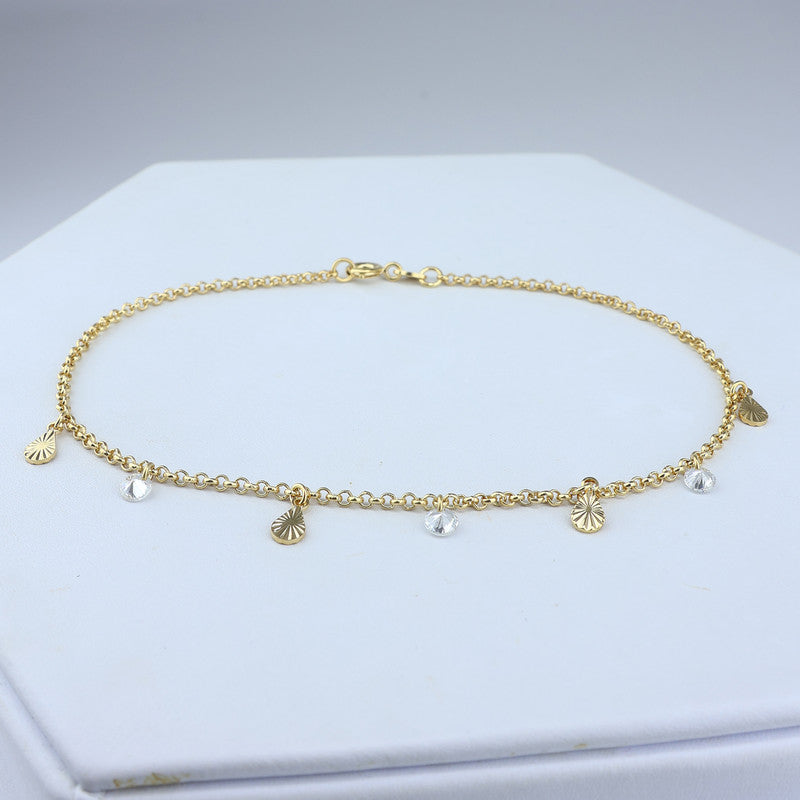 TOBILLERA GOTA SWAROVSKI 25CM 709106A207 - 3302