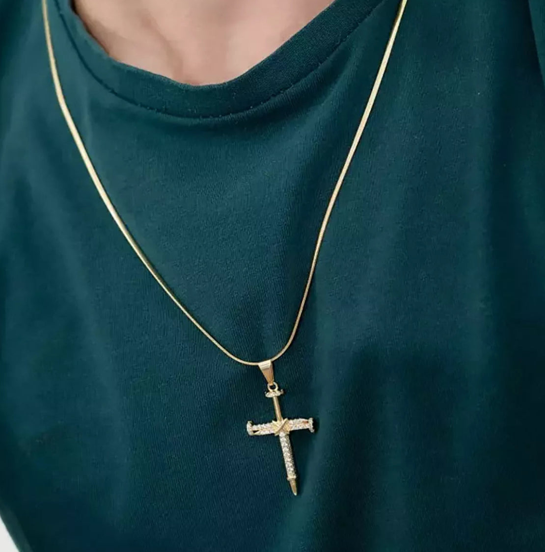 Cadena Serpiente Plana