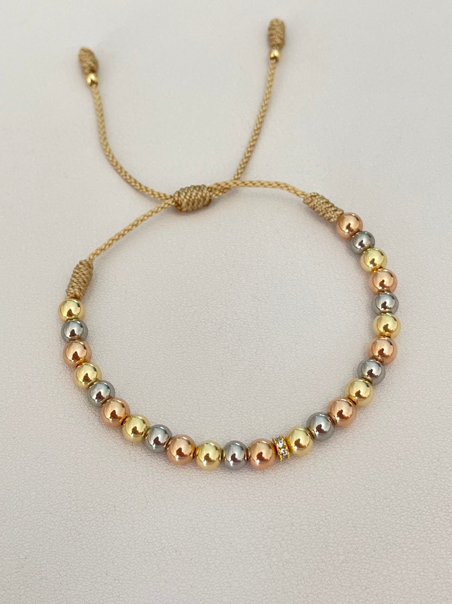 Pulsera 3 oros (5mm)