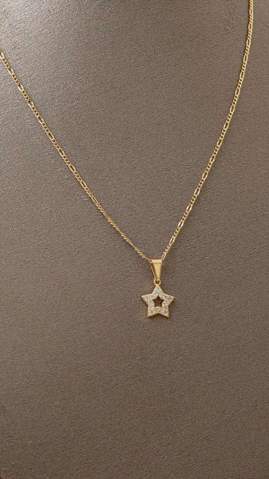 Dije estrella con circones