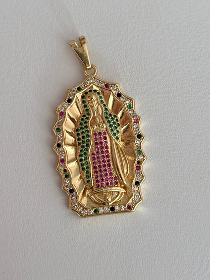 Dije virgen Guadalupe grande swarovski exclusive