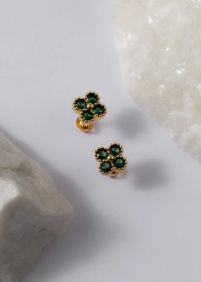 Arete Clover Motif Verde