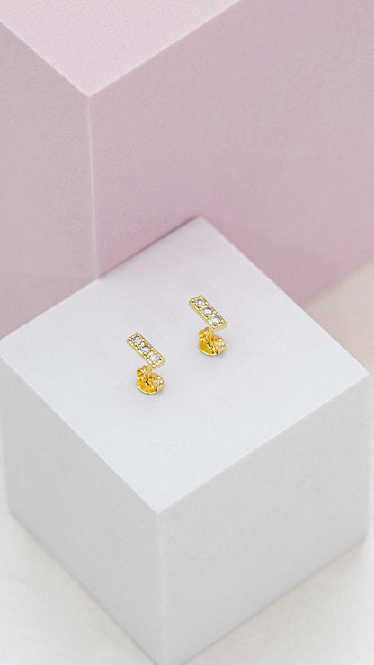 Topos Linea 3 circonias cristal