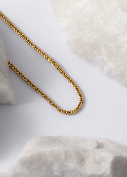 Cadena franco cuadrada de 2mm de 65 cm