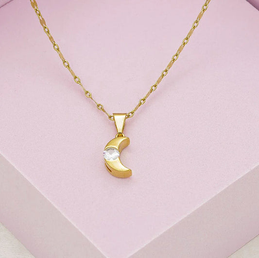 Dije Luna Circonia Cristal