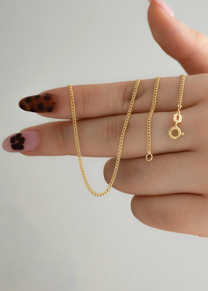 Cadena cubanita 1.5 mm 65 cm