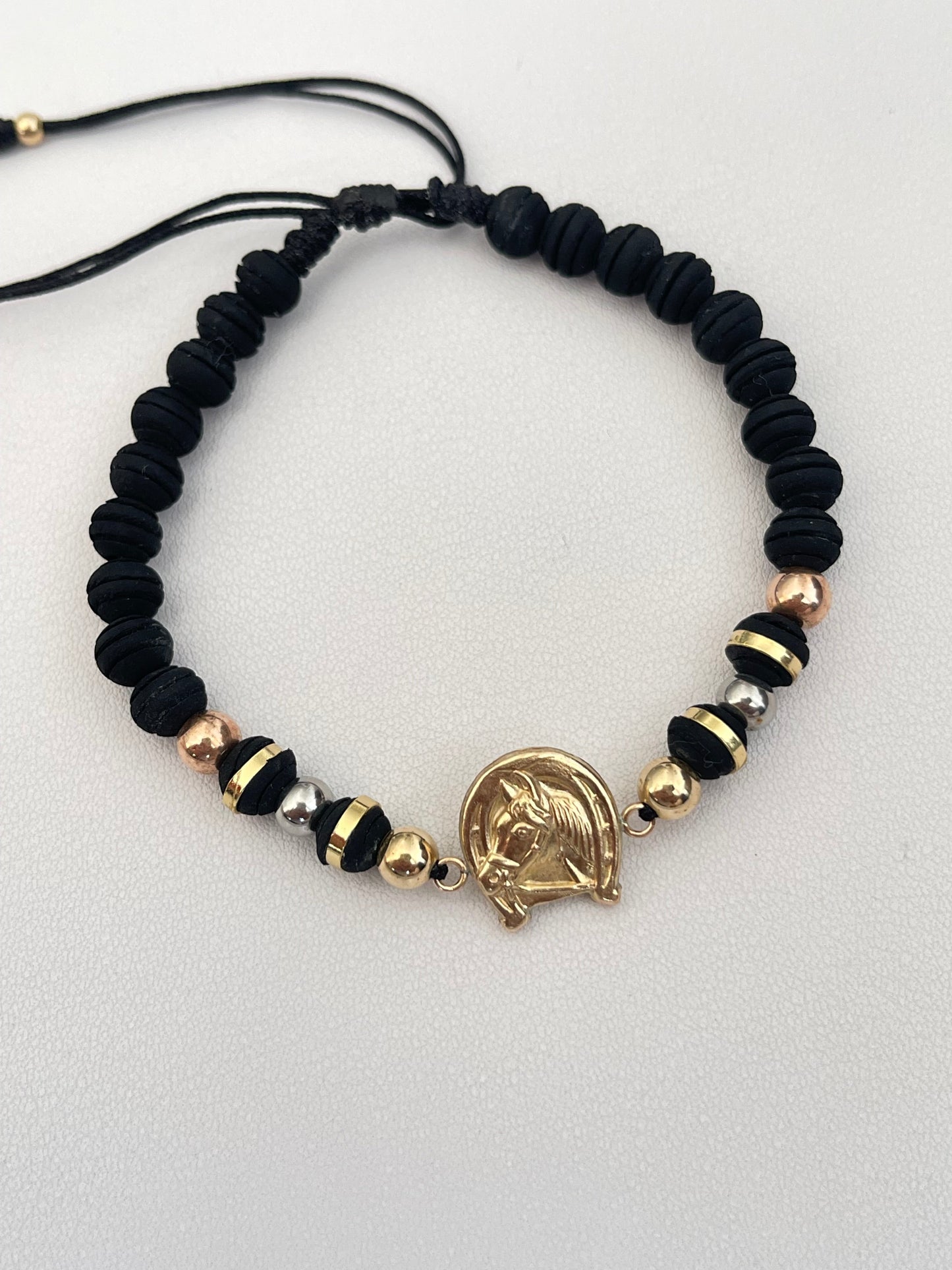 Pulsera herraje herradura caballo neo 6mm (5mm)