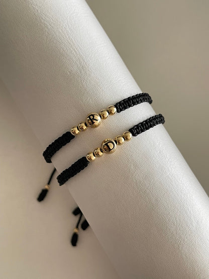 Pulsera Pareja con iniciales