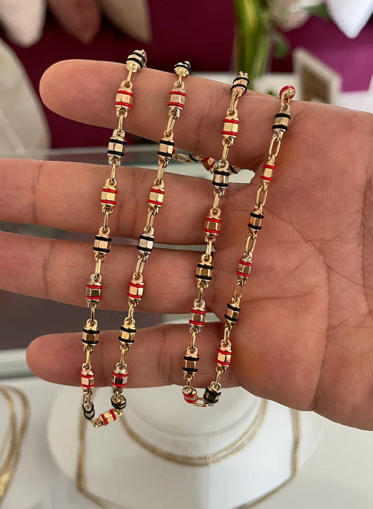 Cadena Rústica 3 oros