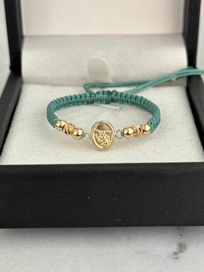 Pulsera de bebé san Miguel (4mm)