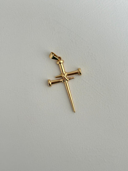 Dije cruz 3 clavos exclusive 4.8cms