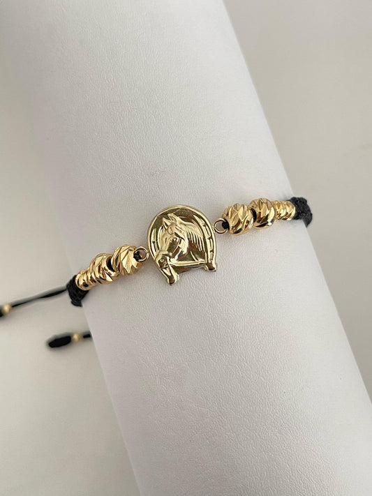 Pulsera herraje equino 🐴 (6mm,4mm)