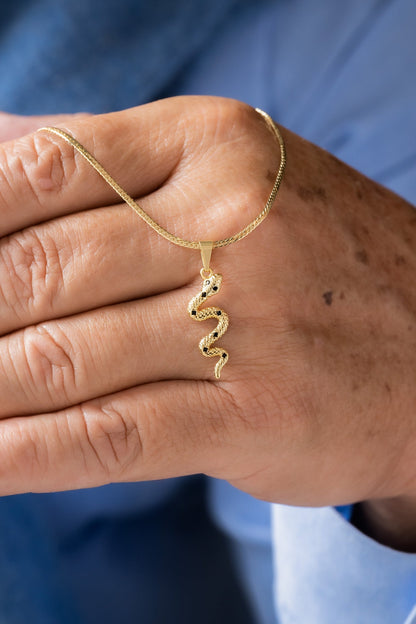 Dije serpiente cristal