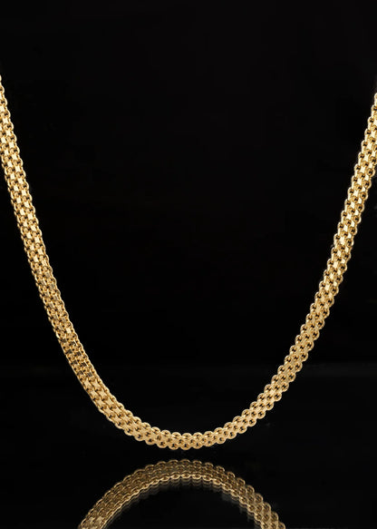 Cadena tejido chino doble carril(65cm)