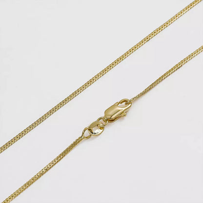 Cadena Serpiente Plana