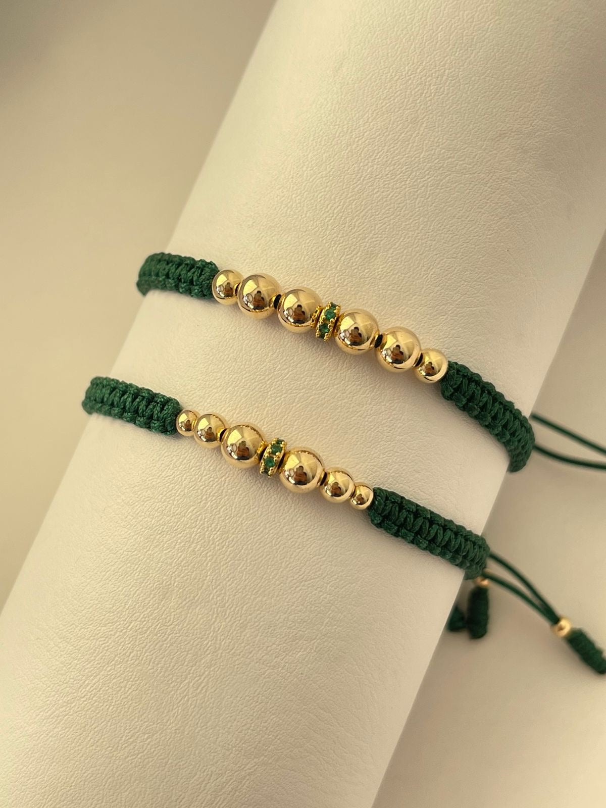 Pulseras pareja circon (5mm y 4mm)