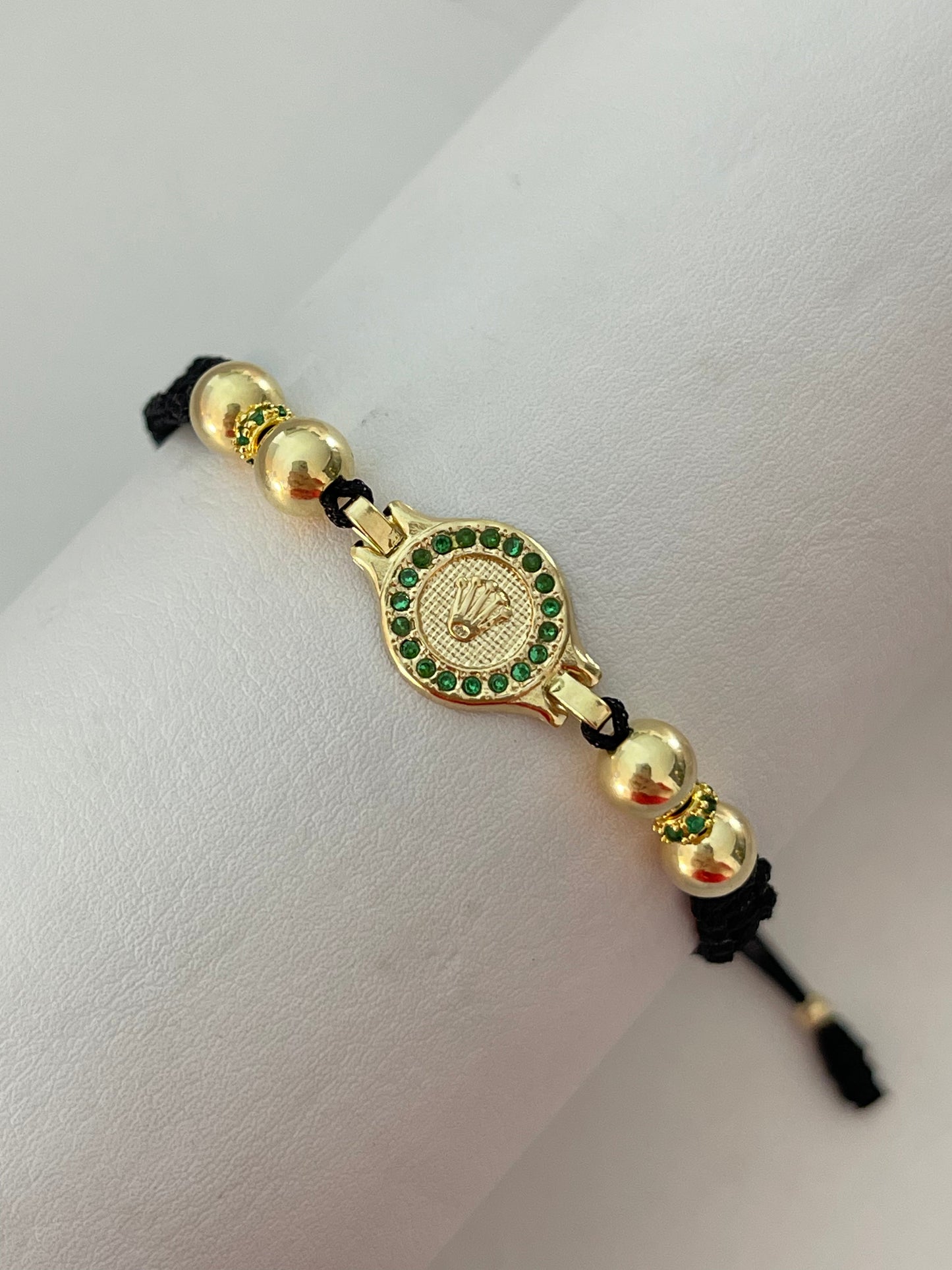 Pulsera RLX G 6mm + rondel verde✨