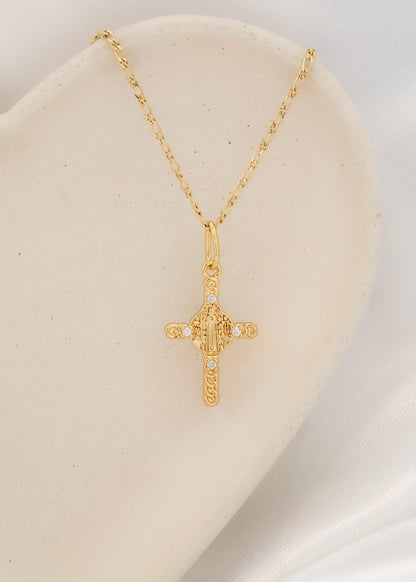 Dije Cruz San Benito 2cms