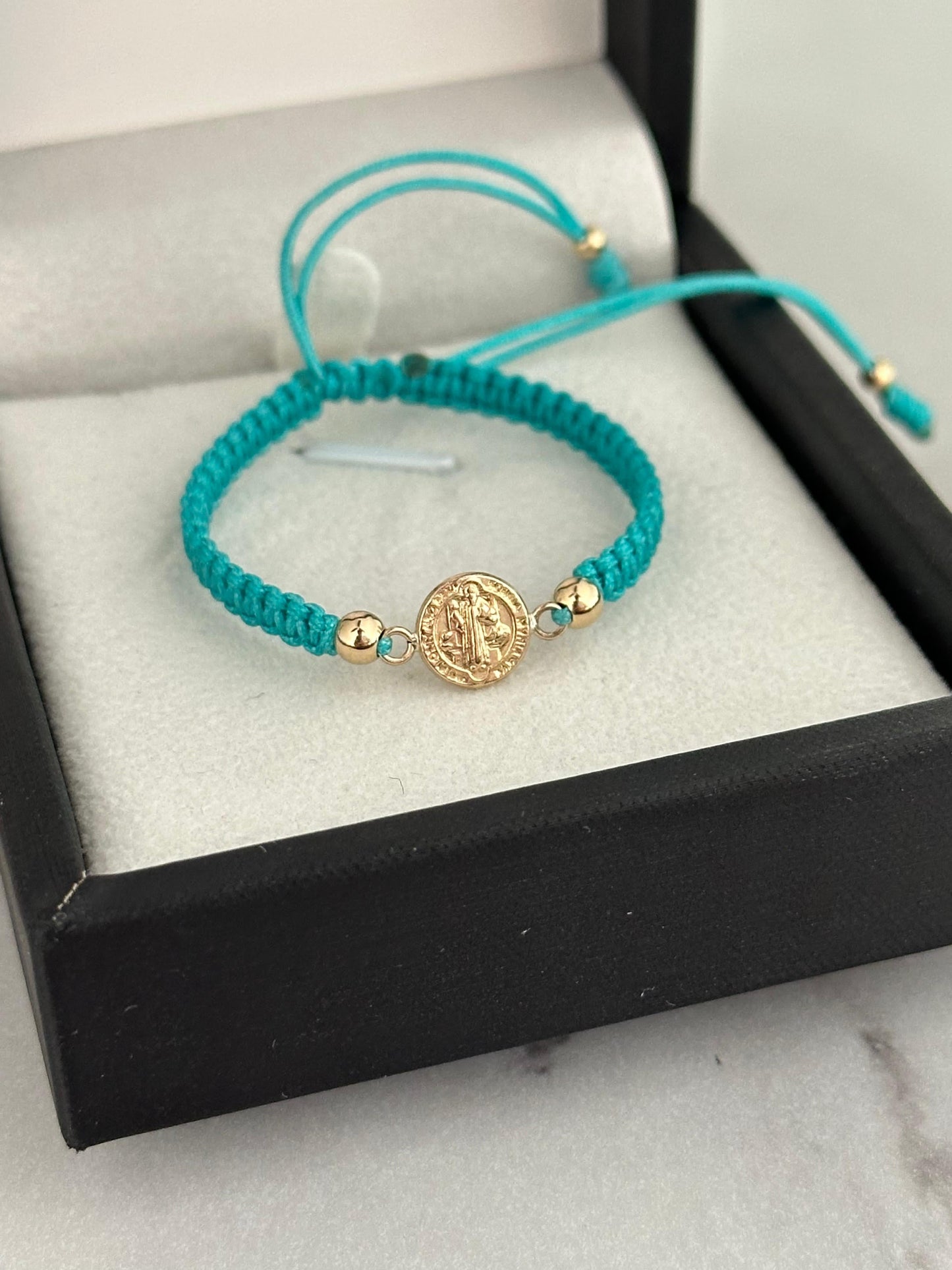 Pulsera de bebe san Benito peq (4mm)