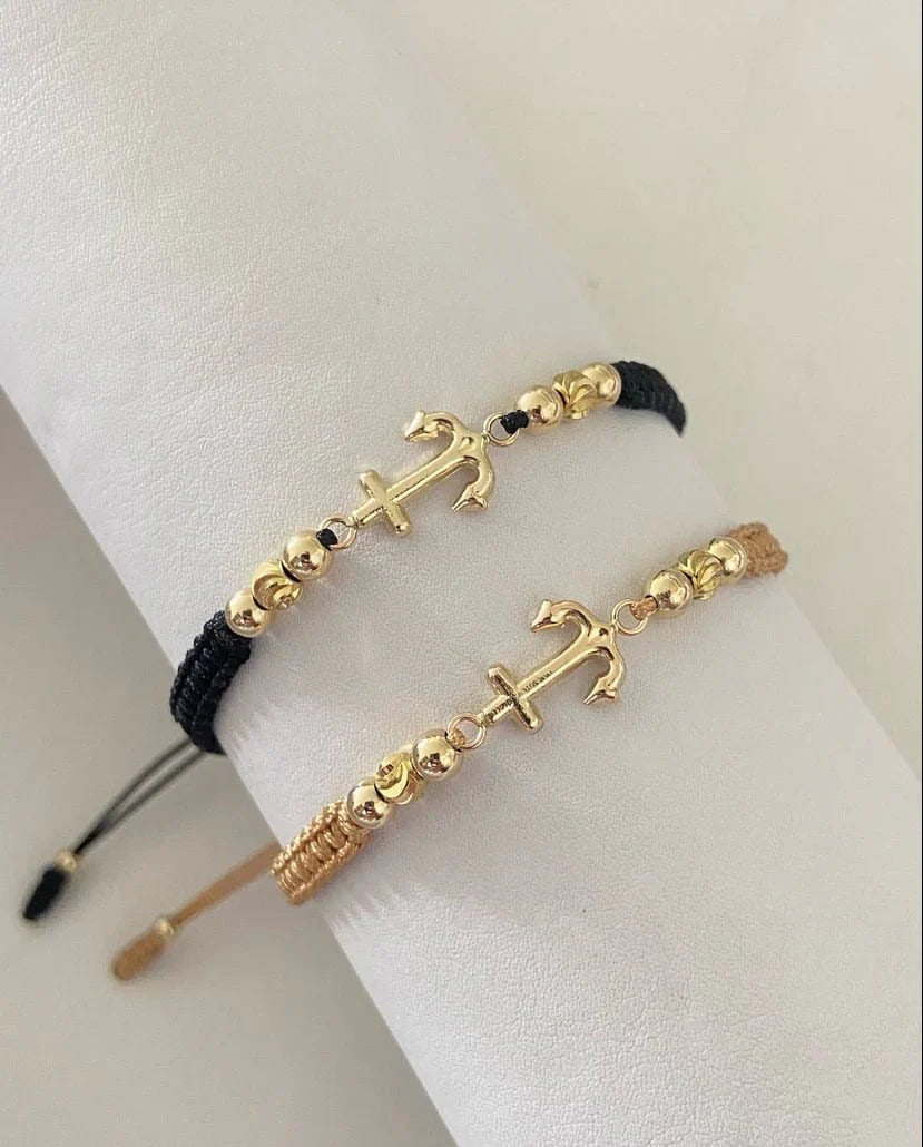 Pulseras Parejas Ancla