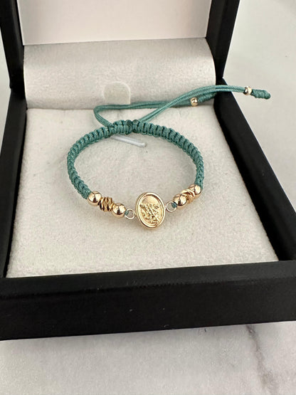 Pulsera de bebé san Miguel (4mm)
