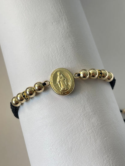 Pulsera virgen milagrosa grande (5mm)
