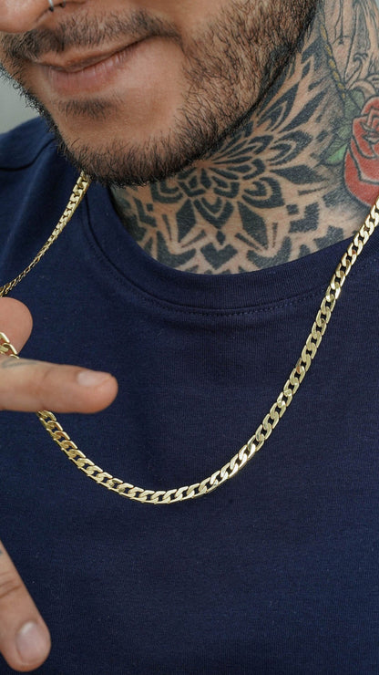 Cadena Cubana Semigruesa 5mm (65cm)