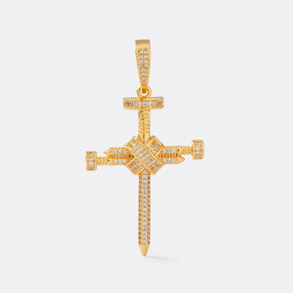 Dije cruz clavo grande