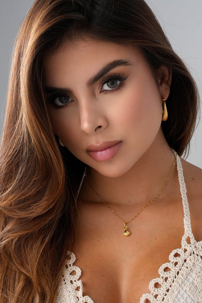 Cadena espejo mediana 45cm + dije Nerida