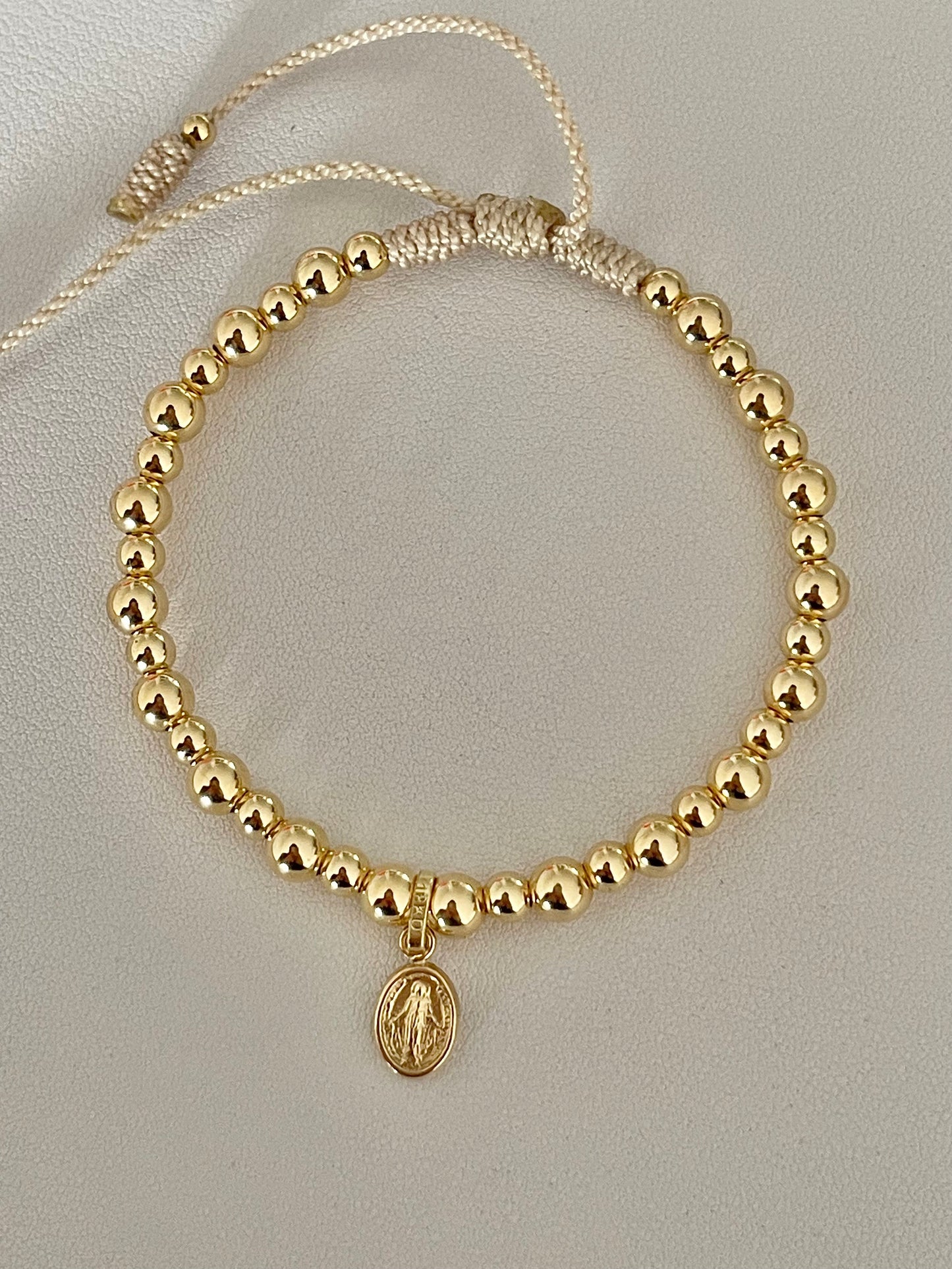Pulsera virgen milagrosa. N° de Balin: #4, #5