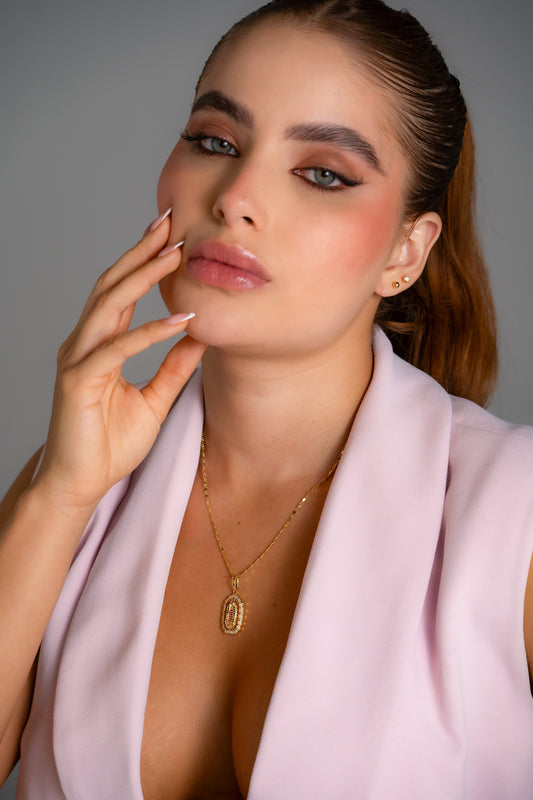 Cadena vintage 45cm + dije madre guadalupana