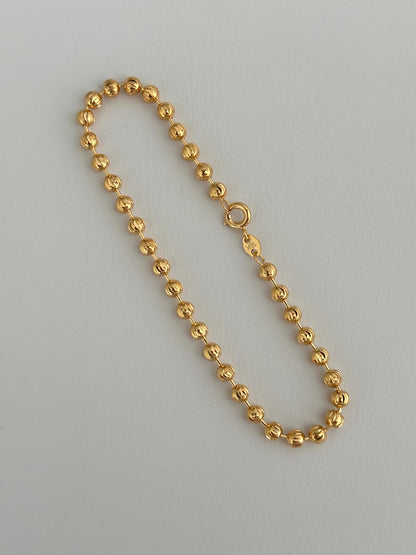 Pulsera militar díamantada 4mm 21cm exclusive