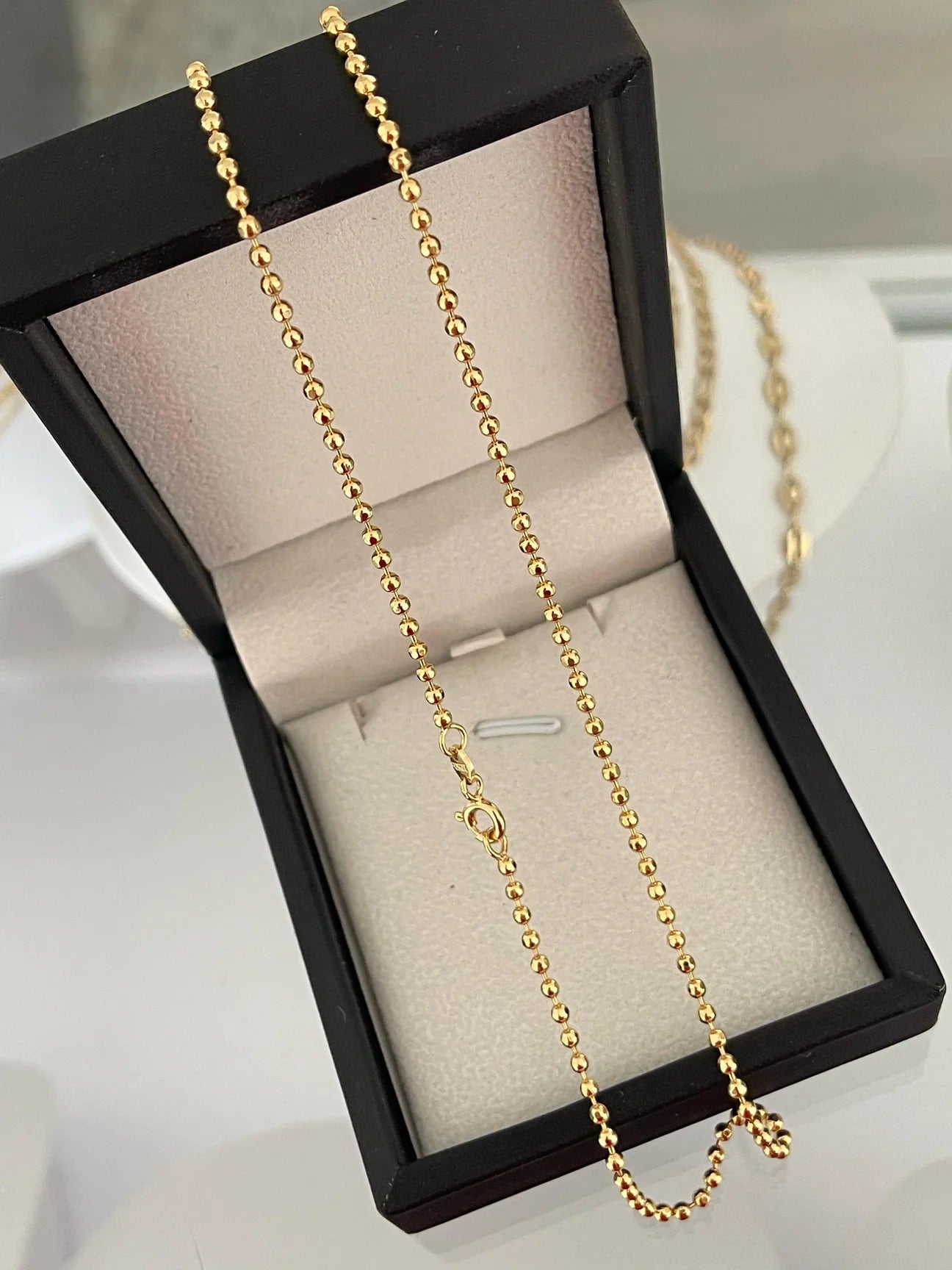 Cadena Militar Diamantada 2mm (65cm)