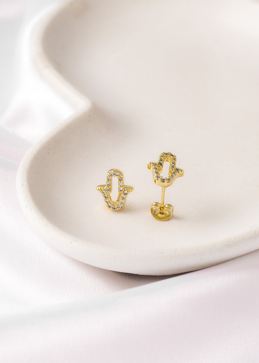 Topos mano hamsa circonia