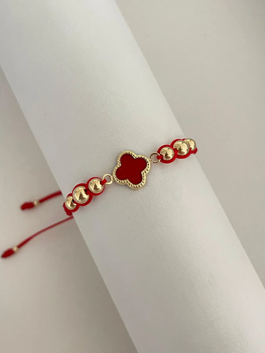 Pulsera Trébol entrelazada