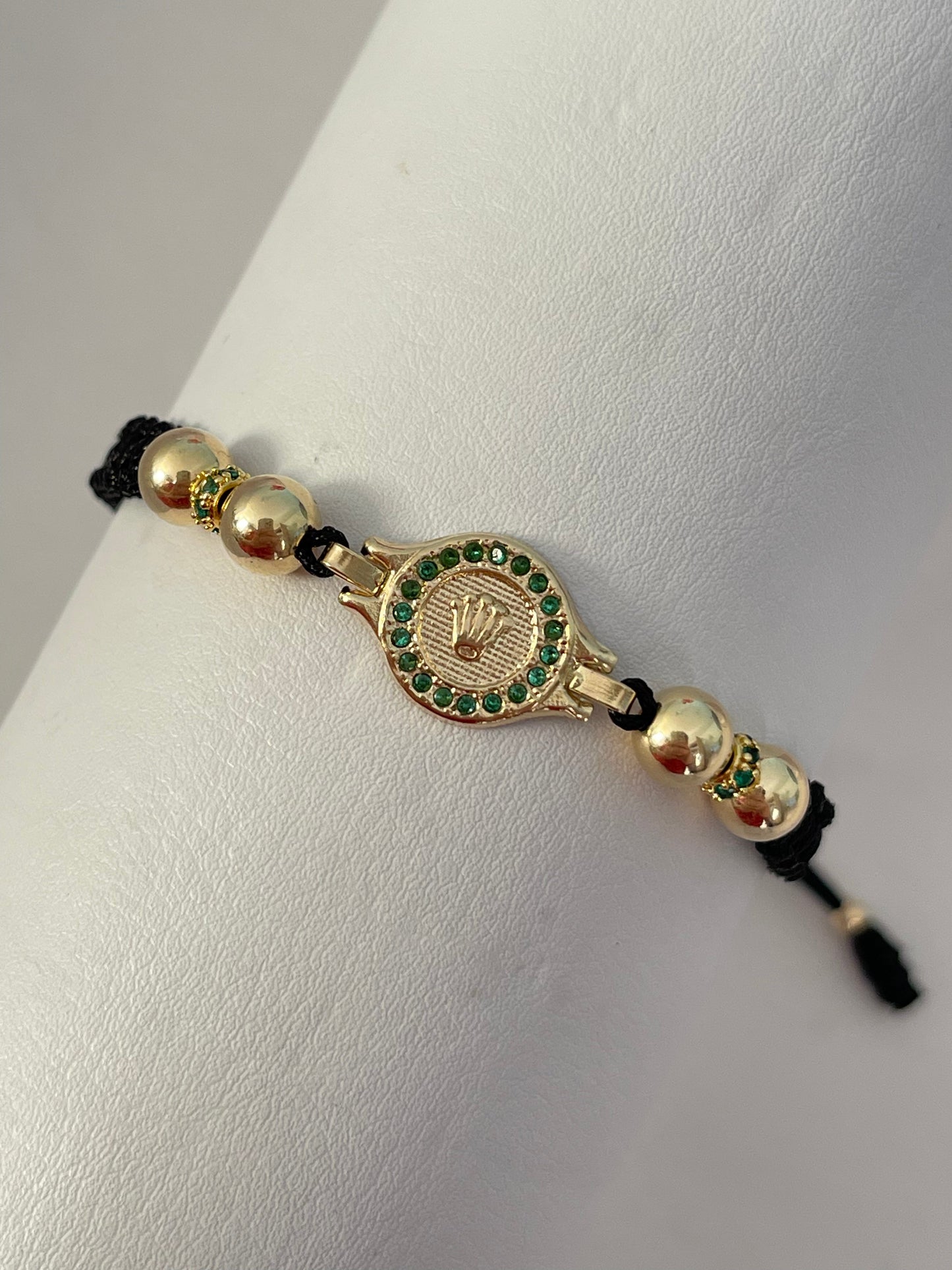 Pulsera RLX G 6mm + rondel verde✨