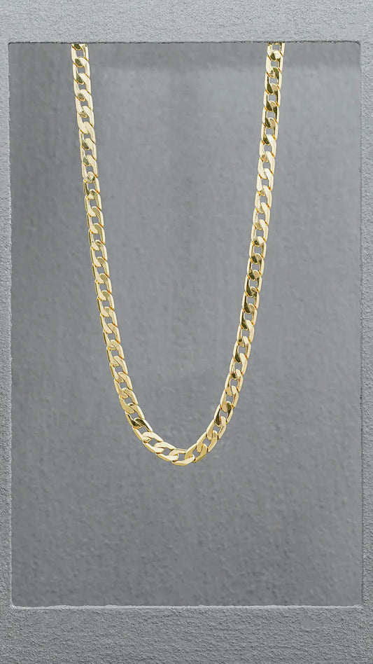 Cadena Cubana Semigruesa 5mm (65cm)