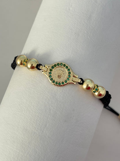 Pulsera RLX G 6mm + rondel verde✨