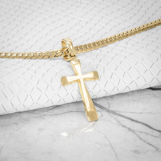 Dije Cruz Lisa mediana alta gama