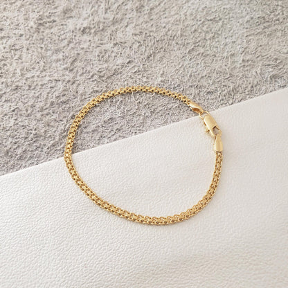 Esclava tejido chino 3mm 16cm + extensor