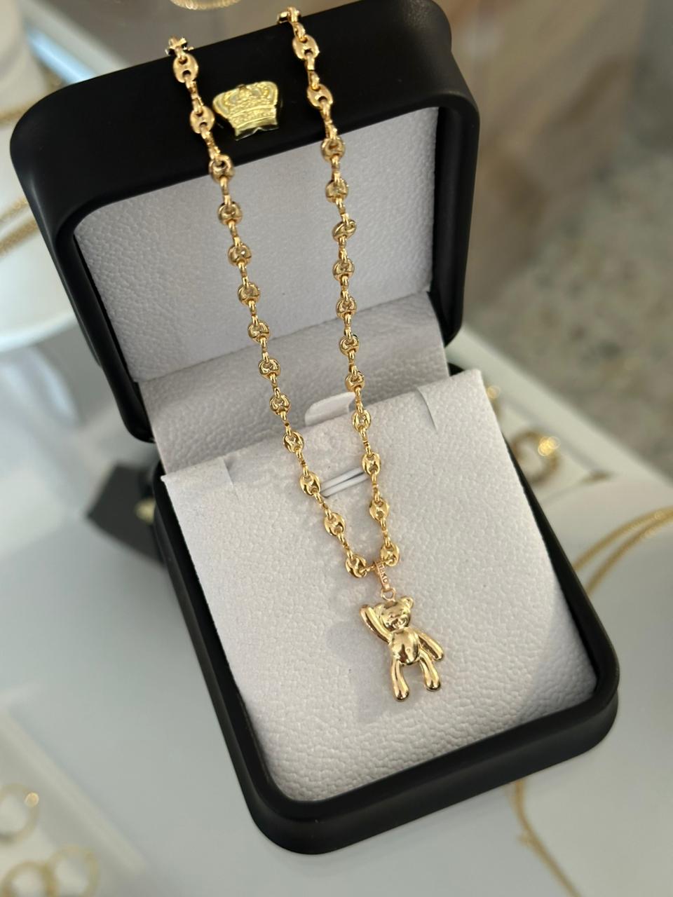 Cadena Gcc infinito 40cm exclusive + dije oso moschino