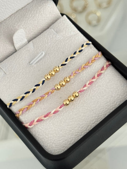 Pulsera trenzada. N° de Balín: #4.